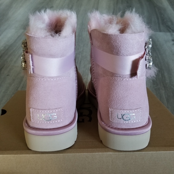 UGG Mini Side Brooch Suede Boot. - Picture 5 of 8